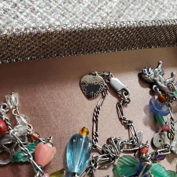 Vintage Lucy Issacs Sterling Rainforest Necklace - Picture 7 of 16